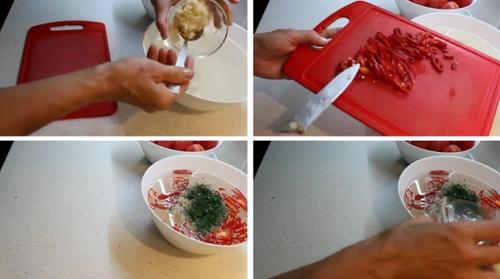 Маринованные помидоры дольками быстрого приготовления. Маринованные помидоры быстрого приготовления с чесноком и укропом