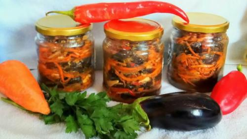 Вяленые баклажаны по-корейски. Синенькие по-корейски быстрого приготовления. Рецепты на зиму, салаты, маринованные, фаршированные, жареные