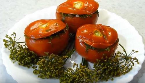 Помидоры с чесноком и укропом. Как приготовить вкусные помидоры, малосольные с чесноком и укропом в домашних условиях