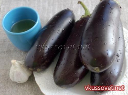 Вяленые баклажаны с чесноком на зиму