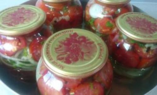 Заготовка томатов с петрушкой и чесноком. Маринованные помидоры с чесноком и зеленью быстрого приготовления – 7 пошаговых рецептов 14