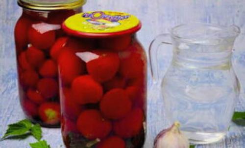 Рецепт маринованных помидоров черри с петрушкой. Маринованные помидоры черри на зиму