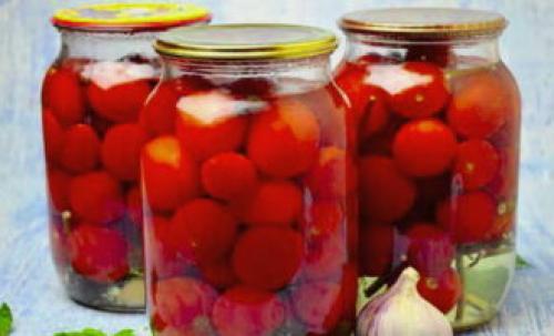 Рецепт маринованных помидоров черри с петрушкой. Маринованные помидоры черри на зиму
