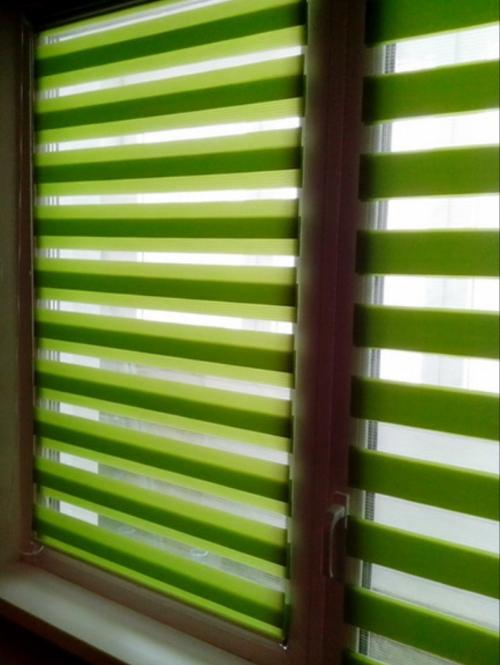 Двойные римские шторы