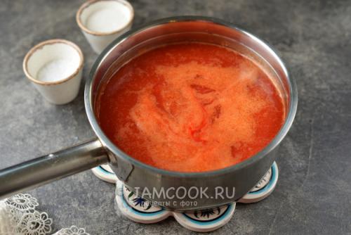 Томаты нарезанные на дольки в рассоле и в томатном: полезные свойства и рецепты 30 Томаты нарезанные на дольки в рассоле и в томатном: полезные свойства и рецепты 30