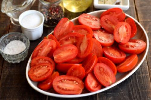 Помидоры дольками на зиму без стерилизации. Помидоры половинками без стерилизации на зиму