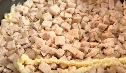 Салат Малахитовая шкатулка#39,#39, с киви. Новый салат «Малахитовая шкатулка» с шампиньонами