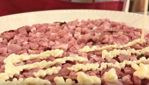 Салат Малахитовая шкатулка#39,#39, с киви. Новый салат «Малахитовая шкатулка» с шампиньонами