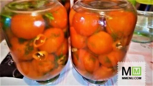 Остренькие помидоры без уксуса на зиму: простой и вкусный рецепт 13 Остренькие помидоры без уксуса на зиму: простой и вкусный рецепт 13