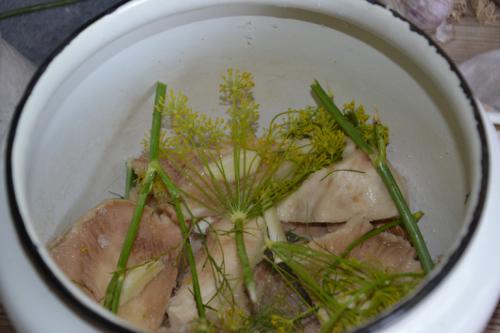 Угостили баночкой соленых груздей. Соленые грузди.