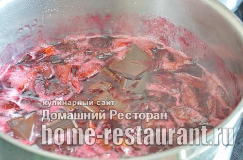 Сколько времени нужно для приготовления варенья из слив с шоколадом и коньяком. Варенье из слив с шоколадом и коньяком