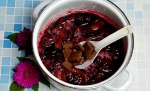 Как лучше всего подавать варенье из слив в шоколаде. Сливовое варенье с шоколадом