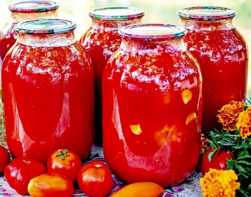 Маринованные томаты в собственном соку 25