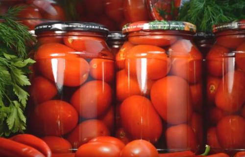 Рецепт сладких помидор на зиму в литровых банках. Очень вкусные сладкие маринованные помидоры в литровых банках