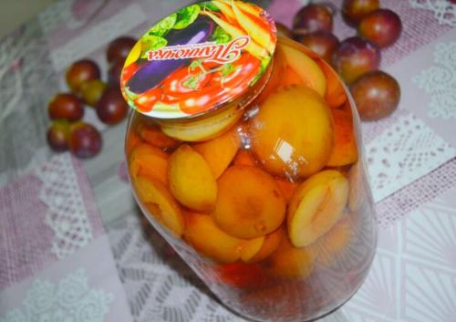 Компот из сливы на зиму — простой рецепт 06