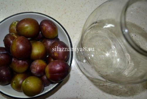 Компот из сливы на зиму — простой рецепт 08