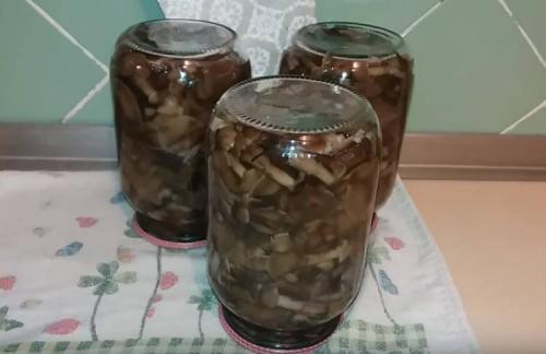 Маринованные опята из замороженных грибов. Опята маринованные на зиму в банках с уксусом