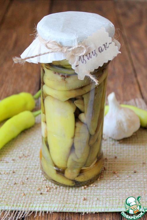Маринованный острый перец с уксусом и чесноком. Горький перец маринованный на зиму 17