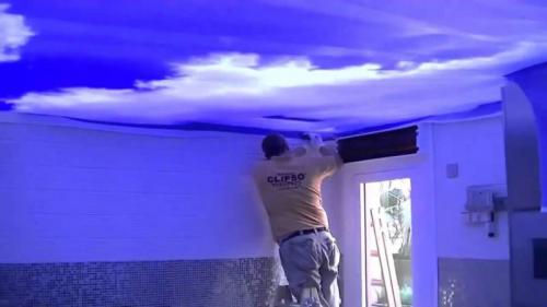 Как делают натяжные потолки в частном доме. Виды натяжных потолков, их особенности и сфера применения