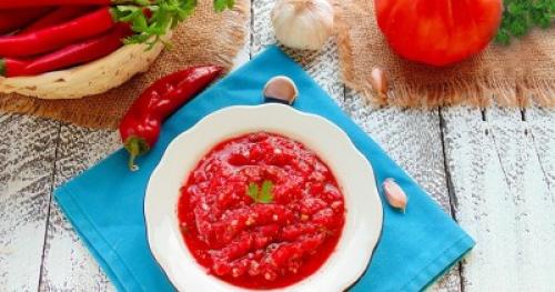 Аджика из острого зеленого перца с чесноком и специями. Аджика из перца и чеснока без варки - 17 домашних вкусных рецептов 06 Аджика из острого зеленого перца с чесноком и специями. Аджика из перца и чеснока без варки - 17 домашних вкусных рецептов 06