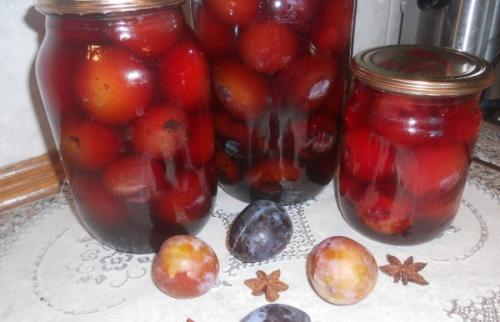 Маринованная слива на зиму простой рецепт. Слива маринованная на зиму. Рецепты консервирования без