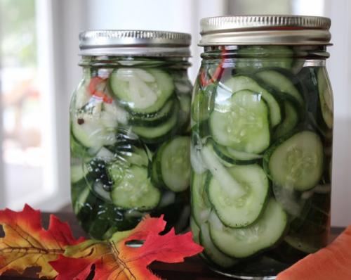 Маринованные хрустящие огурцы с маслом на зиму. Хрустящие маринованные огурцы в масле 26