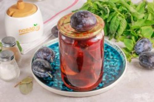 Пряная слива на зиму. Пряные сливы на зиму