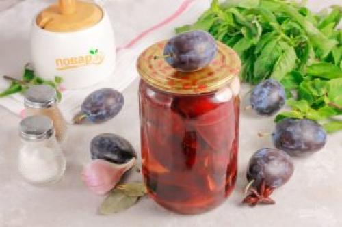 Пряная слива на зиму. Пряные сливы на зиму