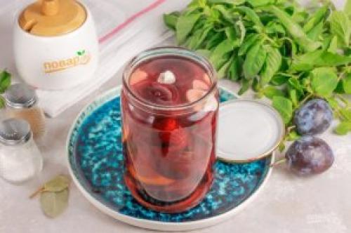 Пряная слива на зиму. Пряные сливы на зиму