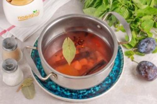 Пряная слива на зиму. Пряные сливы на зиму