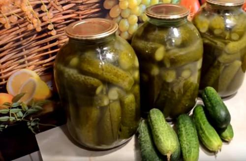 Квашеные огурцы в банке на зиму пальчики оближешь. Квашенные огурцы в банках на зиму под железную крышку