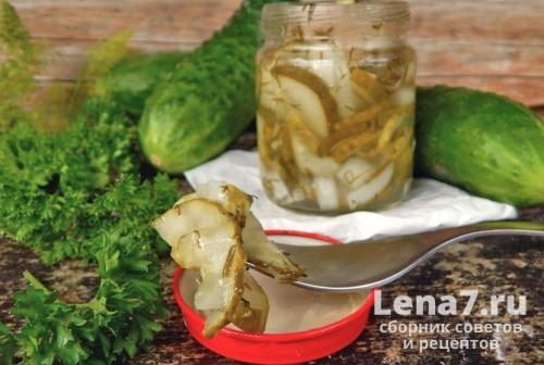 Салат из переросших огурцов на зиму без стерилизации. Салат на зиму из переросших огурцов: рецепты