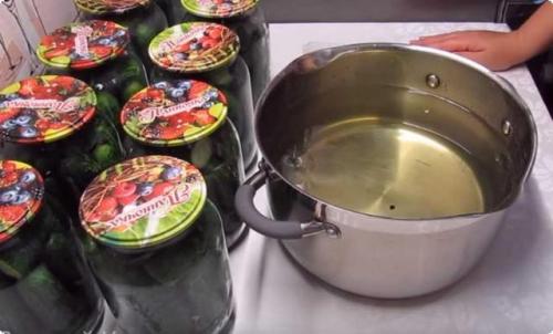 Пропорции соли, сахара и уксуса для огурцов на литровую банку. Ингредиенты: