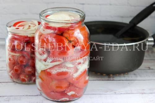 Как правильно готовить помидоры в желе с петрушкой и кинзой. Ингредиенты