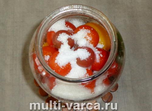 Запас на зиму: томаты с петрушкой 05