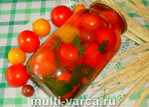 Запас на зиму: томаты с петрушкой 08 Запас на зиму: томаты с петрушкой 08