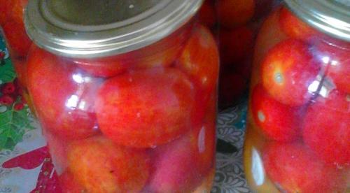 Помидоры в собственном соку без сахара. Пошаговый рецепт: 14