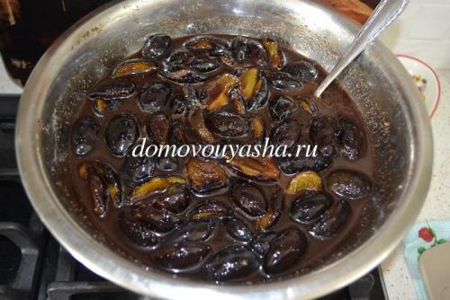 Варенье слива в шоколаде. Варенье из слив с какао на зиму (очень вкусный рецепт сливы в шоколаде)
