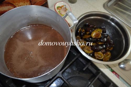 Варенье слива в шоколаде. Варенье из слив с какао на зиму (очень вкусный рецепт сливы в шоколаде)
