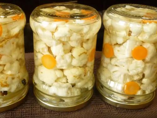 Капуста ранняя на зиму в банках под железную крышку. Как закрыть цветную капусту на зиму в банках