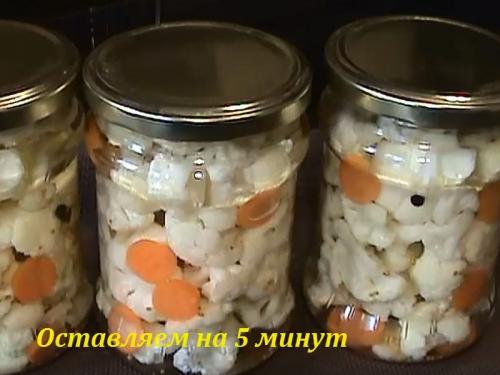 Капуста ранняя на зиму в банках под железную крышку. Как закрыть цветную капусту на зиму в банках
