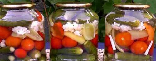 Рецепт ассорти огород на зиму. Ассорти на зиму — самый вкусный рецепт из овощей