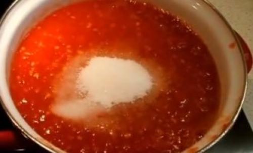 Помидоры в собственном соку кусочками. Рецепт помидор дольками в собственном соку 04