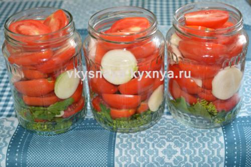Томаты дольками без уксуса. Консервированные помидоры дольками на зиму без уксуса