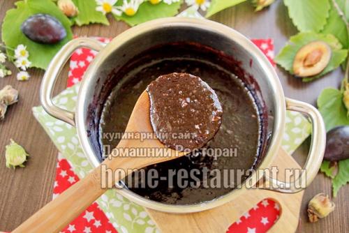 Какие ингредиенты необходимы для приготовления сладкой сливы в шоколаде Нутелла.