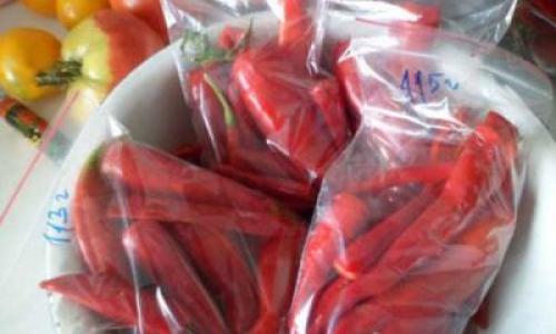 Как сохранить горький перец на зиму. Способы