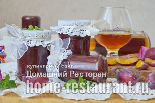 Какие напитки подходят к варенью из слив в шоколаде с какао. Варенье из слив с шоколадом и коньяком