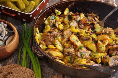 Рецепт жареной картошки. 20 рецептов самой вкусной жареной картошки