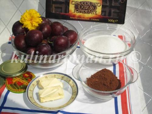 Слива в шоколаде заготовки на зиму. Варенье из сливы с шоколадом — рецепты на зиму (с, какао, шоколадом, маслом, орехами) 12