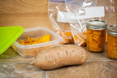 Батат замороженный. Как правильно хранить батат